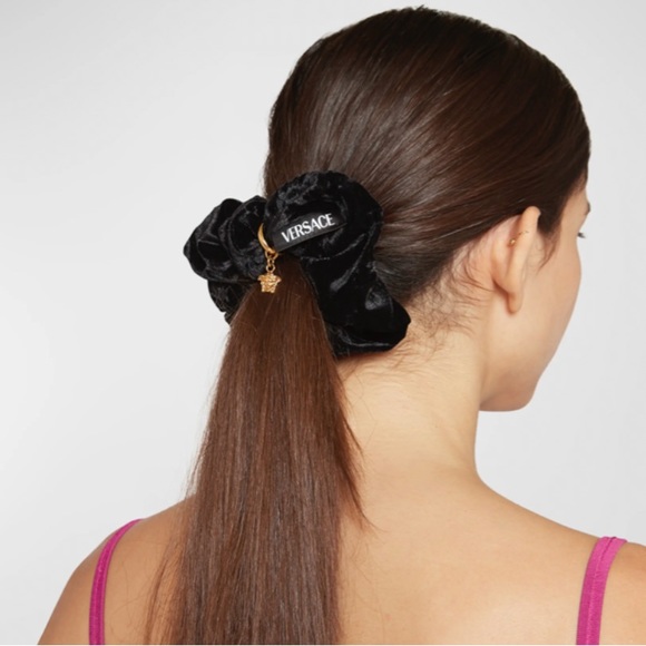 Medusa Crushed Velvet Charm Scrunchie main image 4